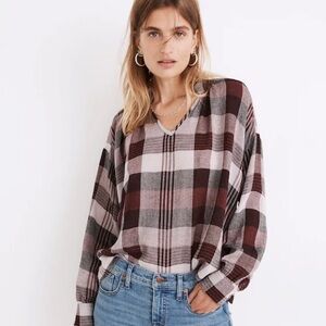 Madewell Highroad Popover shirt - airy comfortable top - size M - never worn